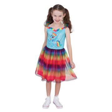 Girls Rainbow Dash My Little Pony Costume Dress - Licensed Character Tutu