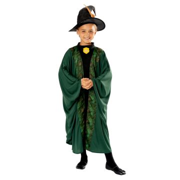 Kids Harry Potter Professor McGonagall Costume - Licensed Robe & Hat Set