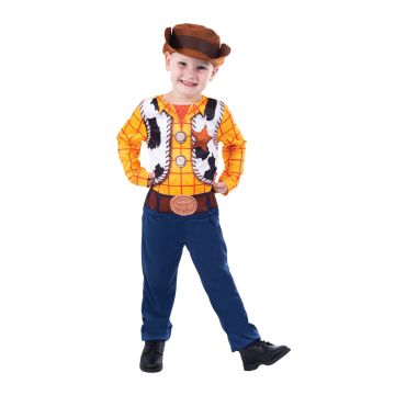 Kids Sheriff Woody Costume - Toy Story Cowboy Jumpsuit with Hat