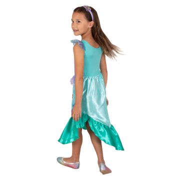 Girls Disney Little Mermaid Ariel Costume Dress with Headband