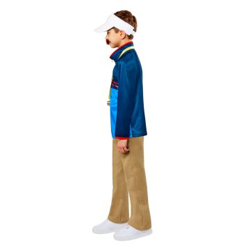 Kids Ted Lasso Costume - Licensed Coach Jacket Visor Whistle Set