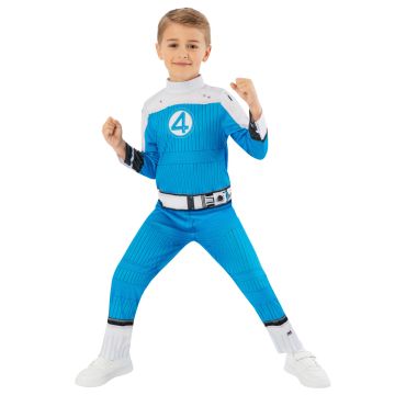 Kids Fantastic Four Human Torch Costume - Marvel Superhero Jumpsuit