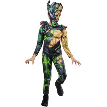 Kids Venomized Groot Costume - Marvel Guardians Venom Symbiote Jumpsuit