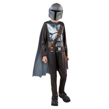 Kids Mandalorian Costume - Star Wars Din Djarin Bounty Hunter Jumpsuit Set