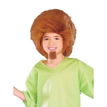 Kids Scooby-Doo Shaggy Costume with Wig and Goatee - Licensed Child's Costume Set