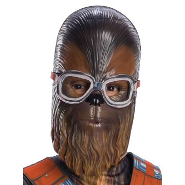 Kids Chewbacca Star Wars Costume with Mask - Child Wookiee Jumpsuit