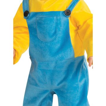 Kids Minion Kevin Costume - Toddler Fleece Jumpsuit with Headpiece
