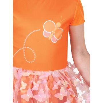 Girls Emma Memma Dress Costume with Butterfly Tulle Skirt