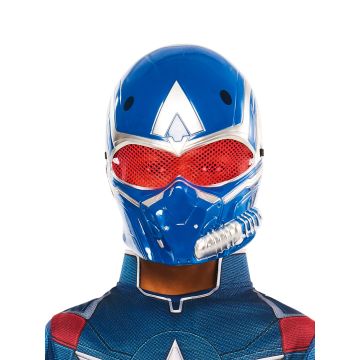 Kids Captain America Brave New World Costume with Mask - Boys Superhero Jumpsuit