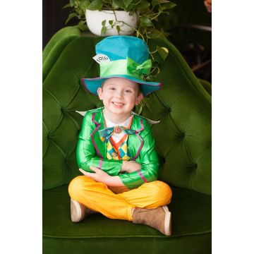 Kids Mad Hatter Costume - Disney Alice in Wonderland Deluxe Tea Party Outfit