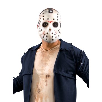 Adult Jason Voorhees Costume - Friday the 13th Hockey Mask Jacket Set