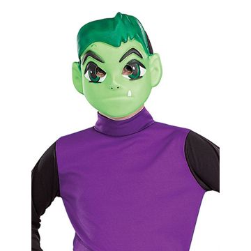 Kids Beast Boy Costume - DC Teen Titans Superhero Jumpsuit with Mask
