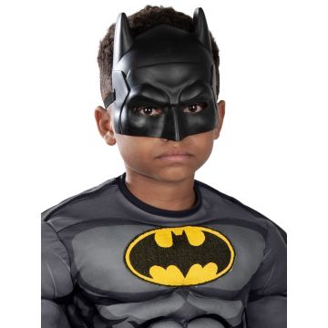 Kids Batman Costume Deluxe Padded Superhero Suit with Cape & Mask