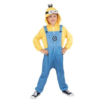 Kids Minion Costume - Despicable Me Hooded Jumpsuit with Goggles
