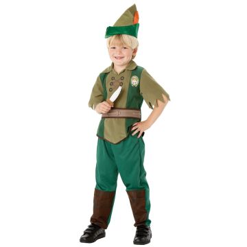 Kids Peter Pan Costume - Deluxe Disney Tunic Set with Hat and Dagger