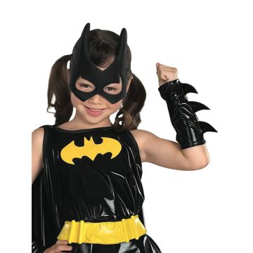 Girls Batgirl Deluxe Superhero Costume - DC Comics Licensed Cape & Mask Set