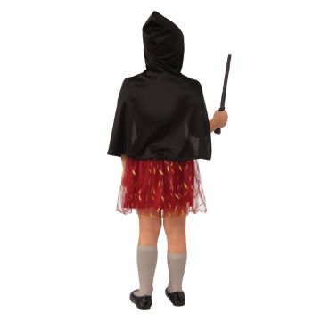 Girls Harry Potter Gryffindor Tutu Dress Costume with Cape