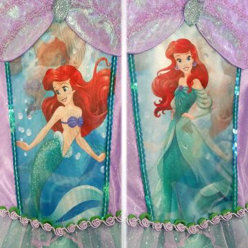 Girls Disney Little Mermaid Ariel Costume Dress with Headband