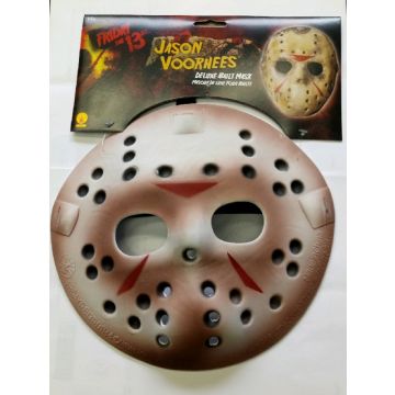 Jason Voorhees Costume Adult Mens Deluxe Hockey Mask Halloween Friday the 13th