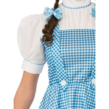 Dorothy Costume Adult Wizard of Oz Dress with Hair Bows