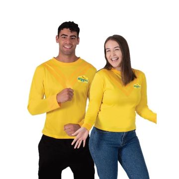 Adult unisex Emma Wiggle costume skivvy long sleeve fit