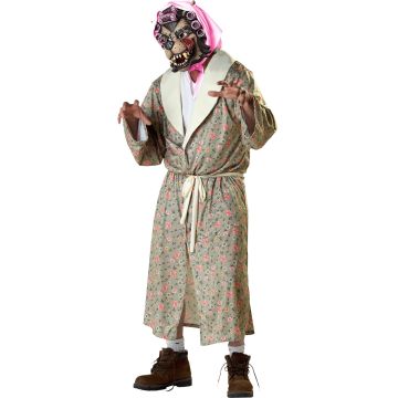 Grandma Big Bad Wolf Granny Red Riding Hood Story Book Week Men Costume