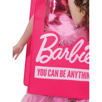 Girls Barbie Doll Box Costume - Life-Size Display Package Prop