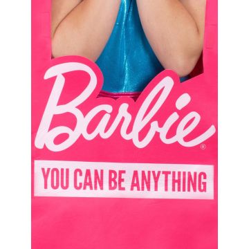 Adult Barbie Doll Box Costume - Hot Pink Package Wrapper with Face Window