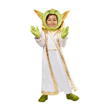 Kids Yoda Jedi Costume – Robe Gloves & Headpiece Set