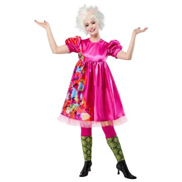 Weird Barbie Adult Costume – Pink 80s Dress & Leggings Set  cl1001834