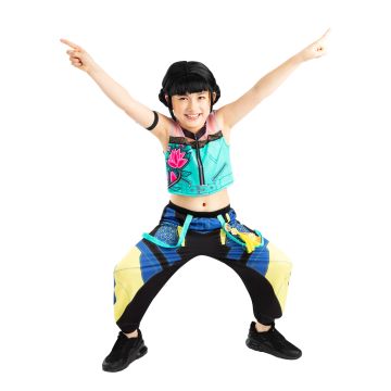 Kids Kpop Demon Hunters Zoey Costume - Anime Hunter Outfit with Accessories