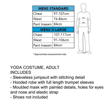 Adult Yoda Costume