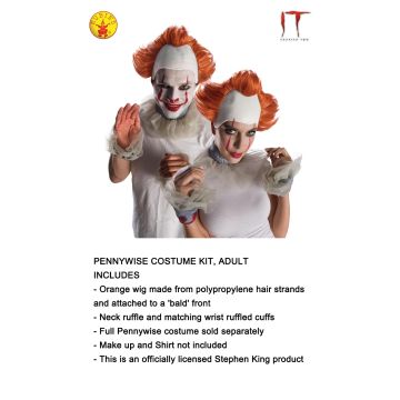 PENNYWISE COSTUME KIT, ADULT