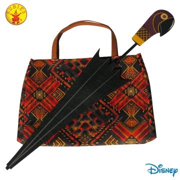 Mary Poppins Carpet Bag & Umbrella Accessory Set - Disney Licensed