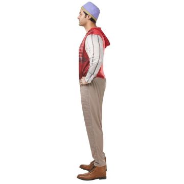 Adult Aladdin Costume - Disney Live Action Street Hero Outfit with Hat