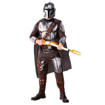 Adult Star Wars Mandalorian Deluxe Costume with Armor and Cape