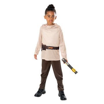 Kids Obi-Wan Kenobi Costume & Lightsaber - Star Wars Child Jedi Outfit