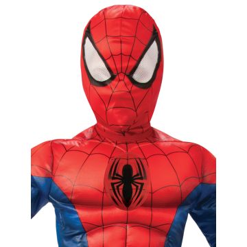 Kids Spider-Man Deluxe Muscle Costume - Licensed Marvel Superhero Jumpsuit