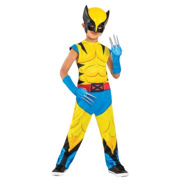 Boys Wolverine X-Men Costume with Mask and Claws