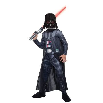 Kids Darth Vader Costume packaging or size reference image