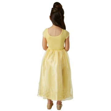 Girls Belle Live Action Dress - Deluxe Princess Ballgown Costume
