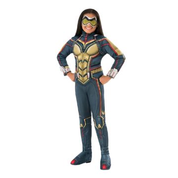 Kids Wasp superhero costume with 3D armor and mask