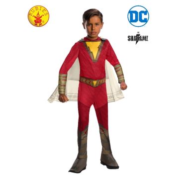 Kids Shazam Superhero Costume with Cape and Belt