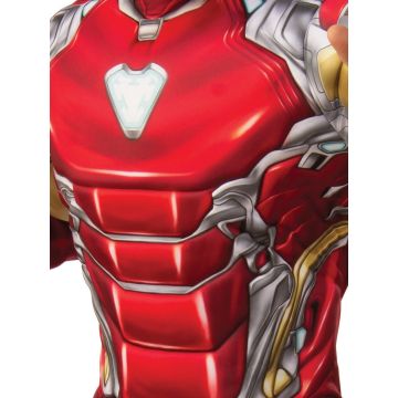 Adult Iron Man Suit Deluxe Costume - Marvel Avengers Armor Jumpsuit with Mask