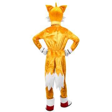 Kids Tails Costume - Sonic the Hedgehog Twin-Tailed Fox Jumpsuit