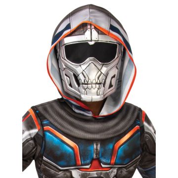 Kids Taskmaster Costume - Deluxe Marvel Villain Muscle Jumpsuit with Mask