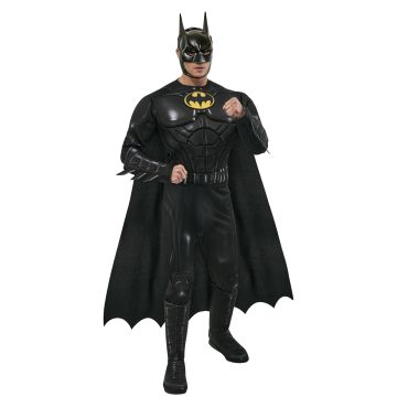 Deluxe Adult Superhero Muscle Costume with Cape