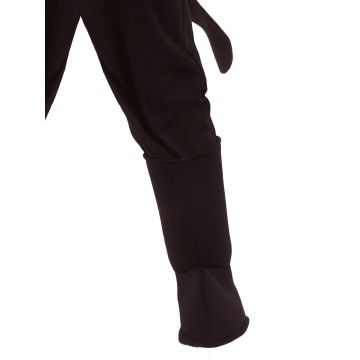 Kids Cat Noir Miraculous Costume - Black Superhero Jumpsuit with Mask & Ears