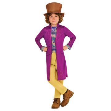 Kids Willy Wonka Costume – Roald Dahl Book Character Outfit