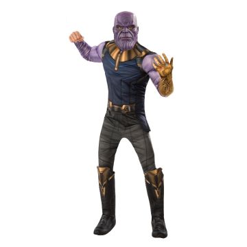 Adult Thanos Costume - Deluxe Avengers Endgame Infinity Gauntlet Set